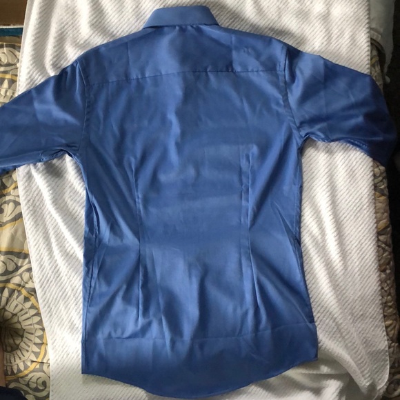 Eton Slim Fit Premium Cotton Dress Shirt - Picture 6 of 7